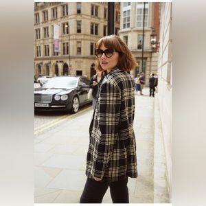 Oversized Plaid Vintage Blazer